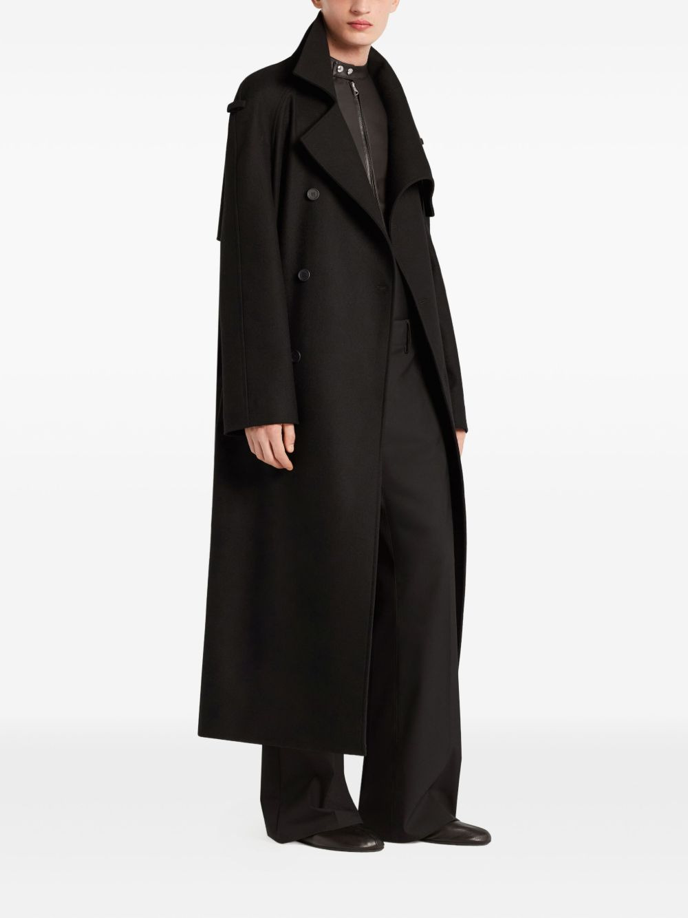 double-breasted trench coat - 3
