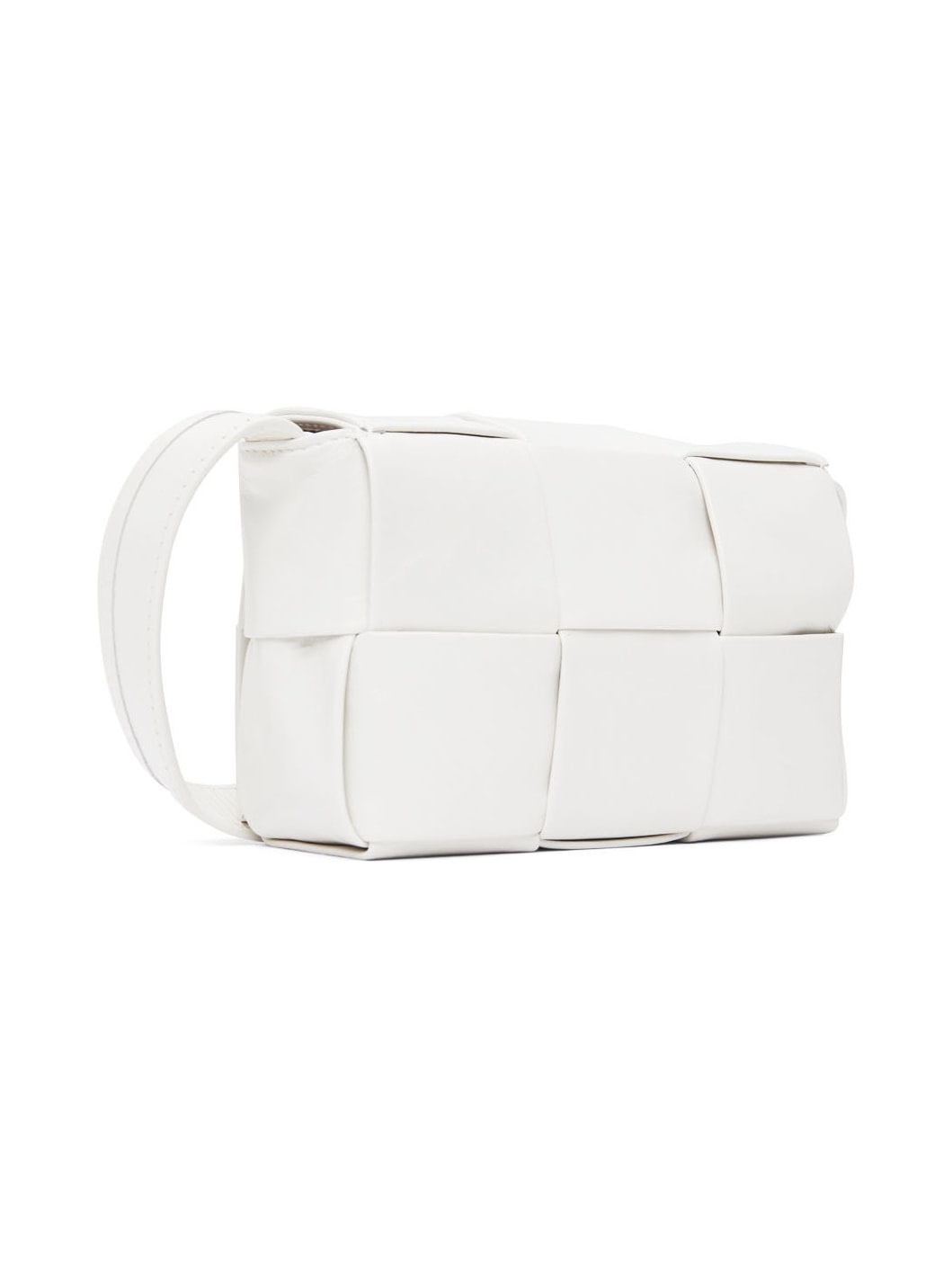 White Cassette Messenger Bag - 3