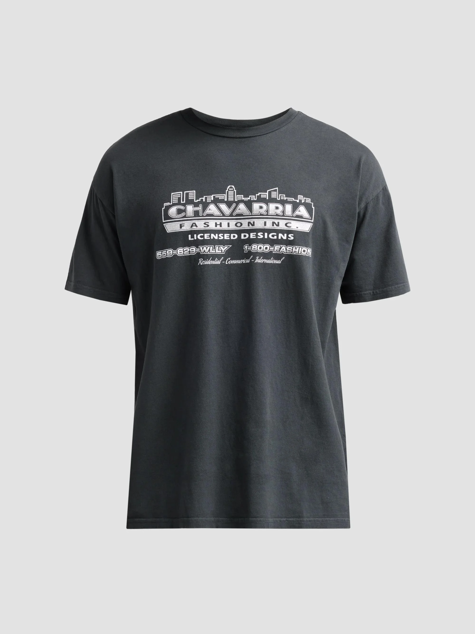 Men's Chavarria Licensed Designs Crewneck T-Shirt - Pirate Black - 1