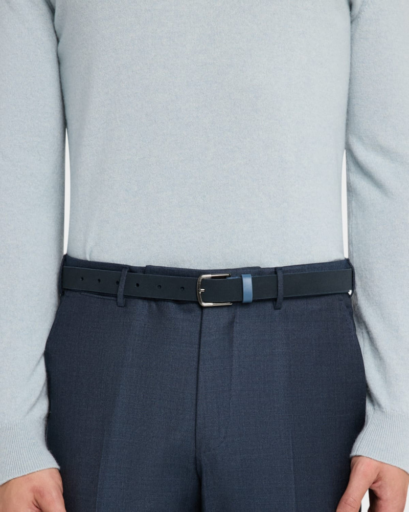 GIORGIO ARMANI Men's Suede and Leather Reversible Belt outlook