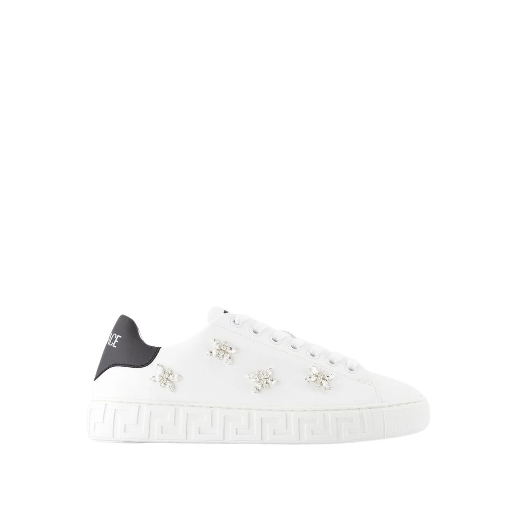 VERSACE CANVAS WHITE SNEAKERS - LA GRECA | miinto | REVERSIBLE