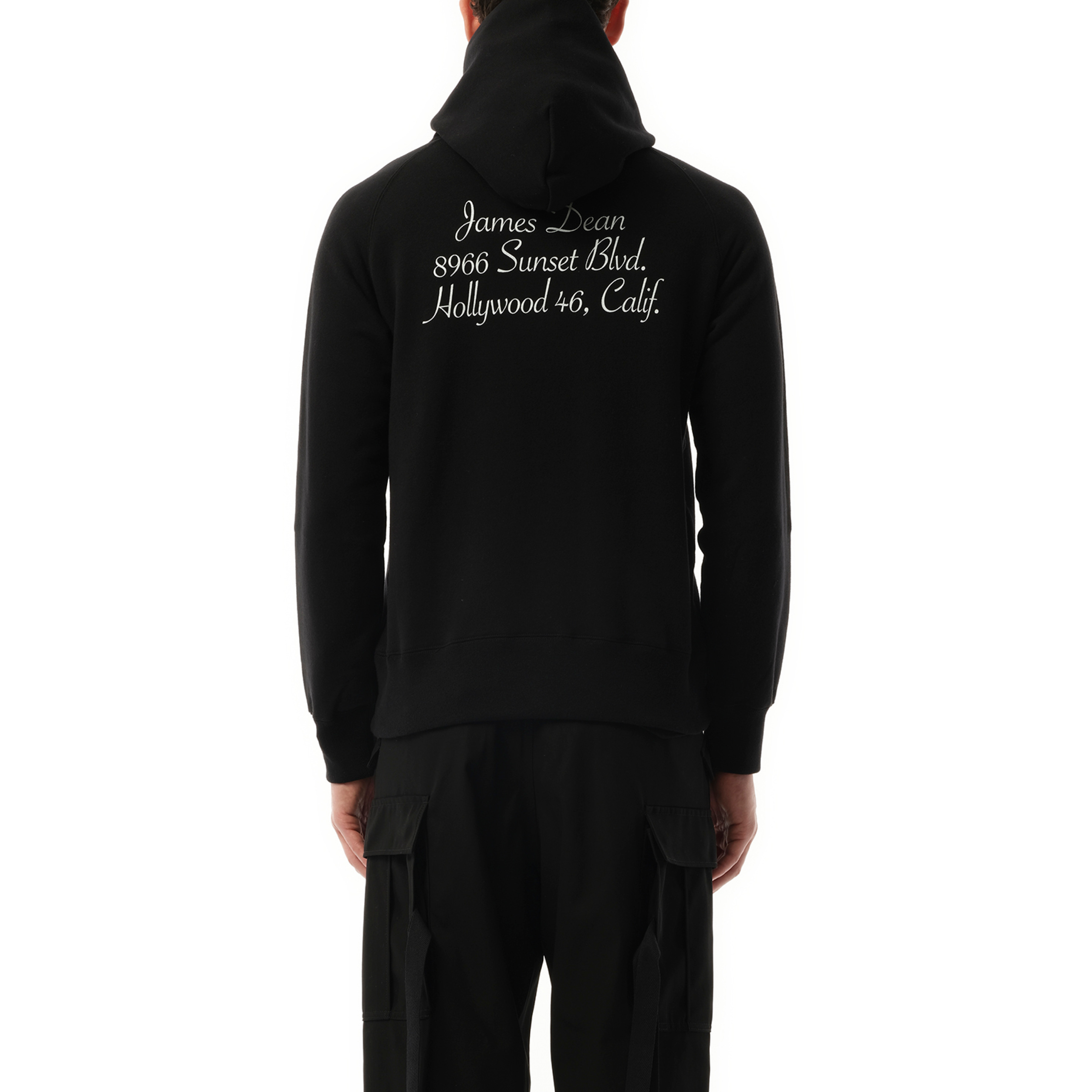 James Dean Photo Hoodie in Black - 6
