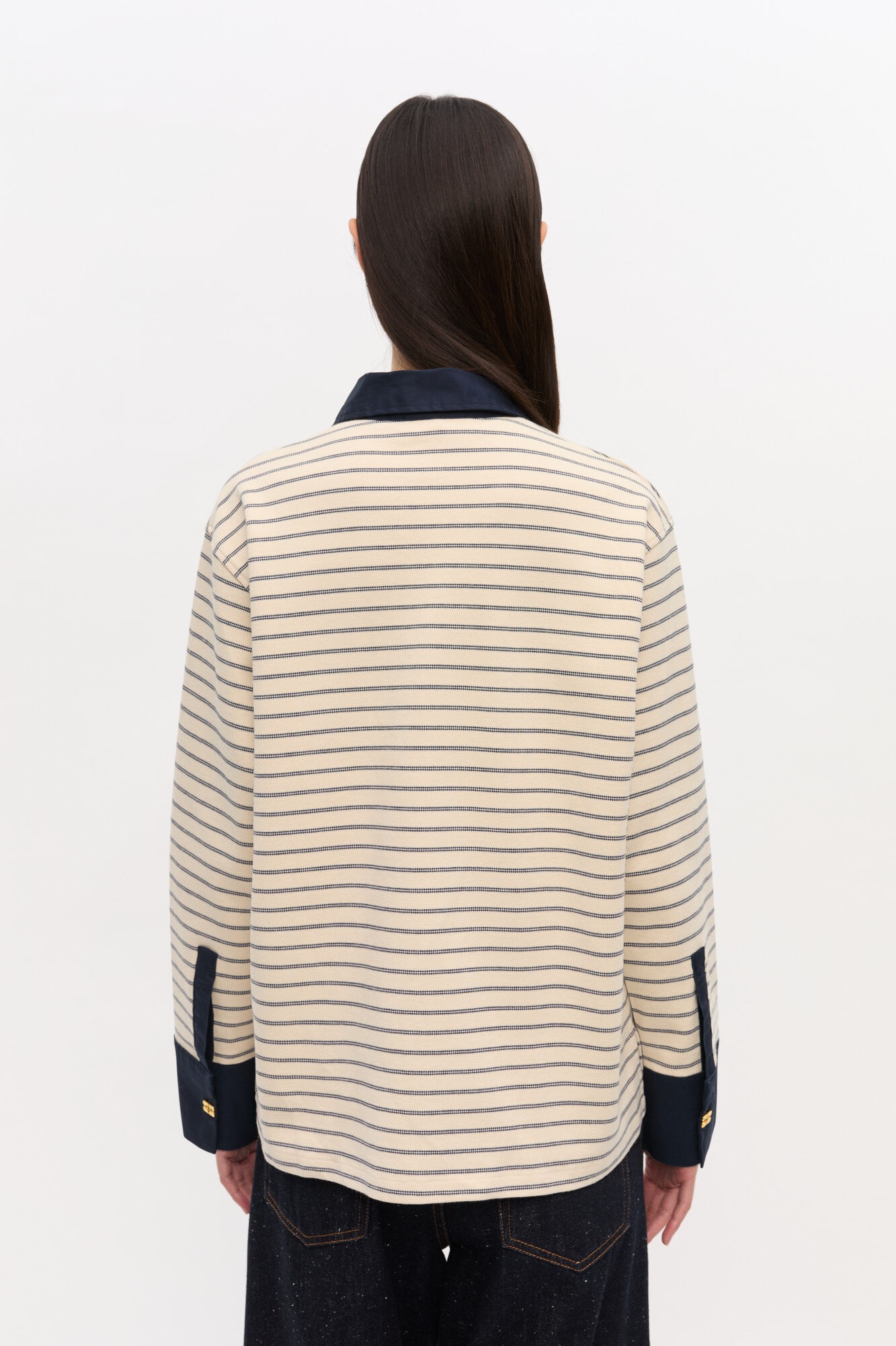 STRIPED COTTON POLO - 5