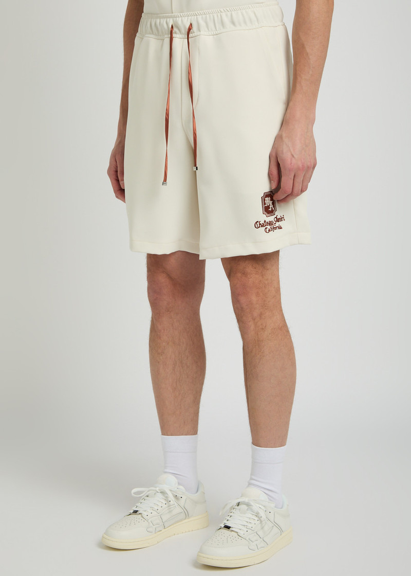 AMIRI Amiri Chateau Appliquéd Woven Shorts outlook