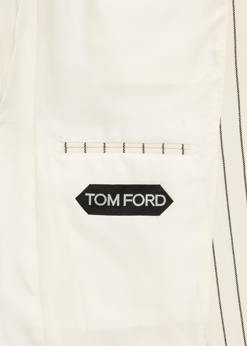 Men's Shelton Wool Pinstripe Suit 6