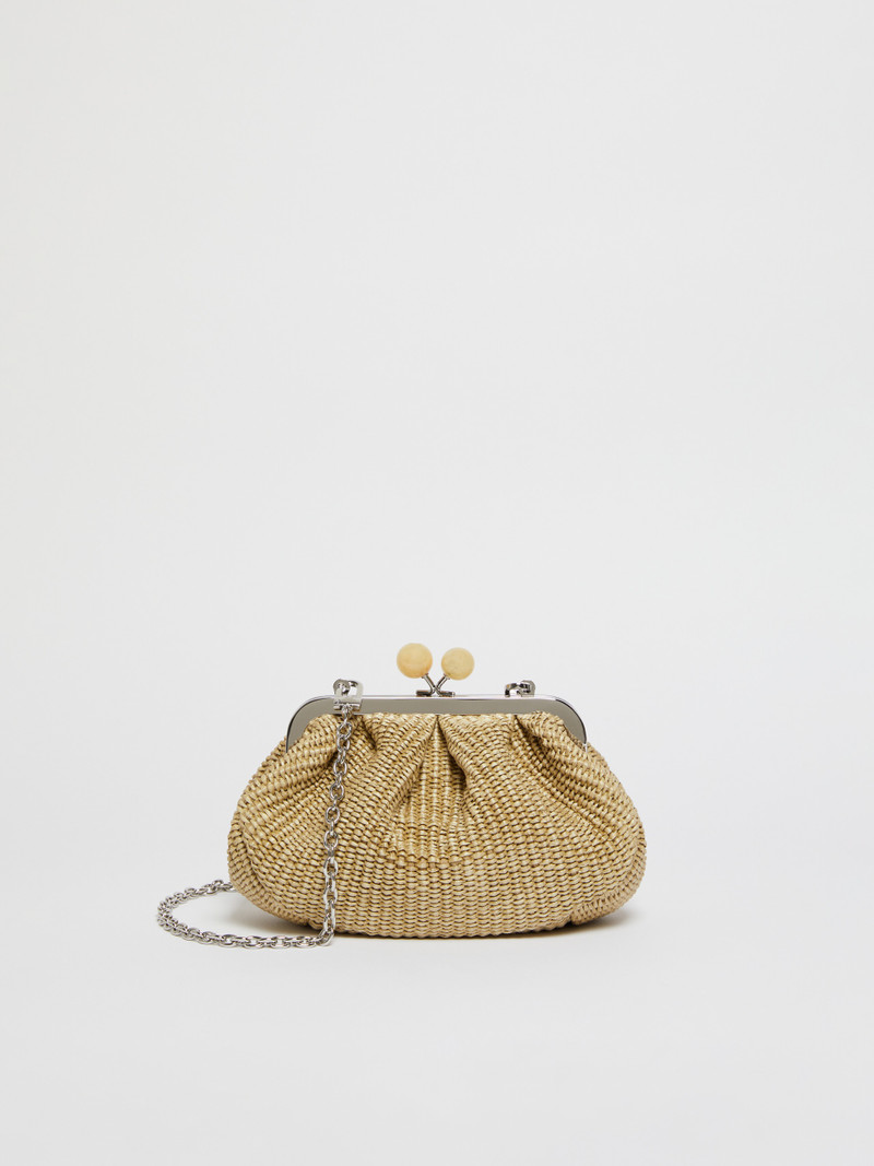 PALMAS Small raffia-effect Pasticcino Bag 1