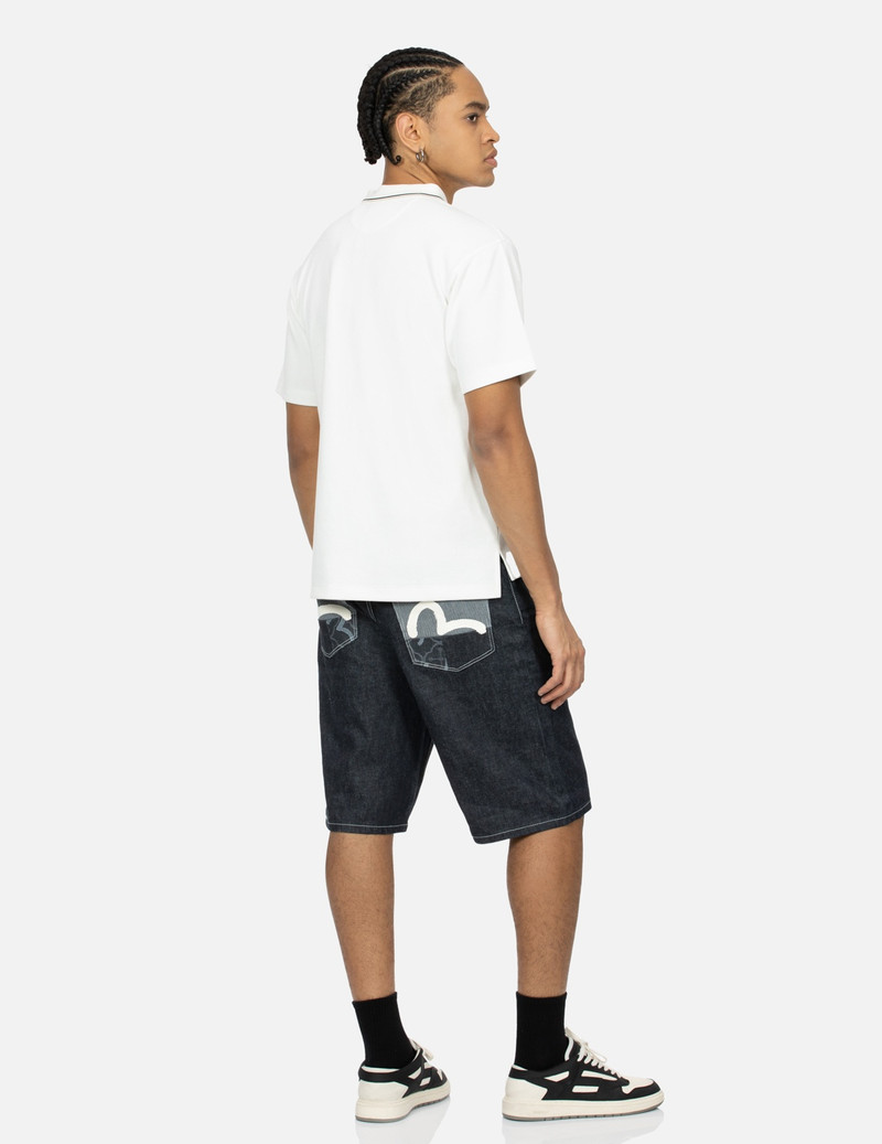 PATCHWORK RELAX FIT DENIM SHORTS 3