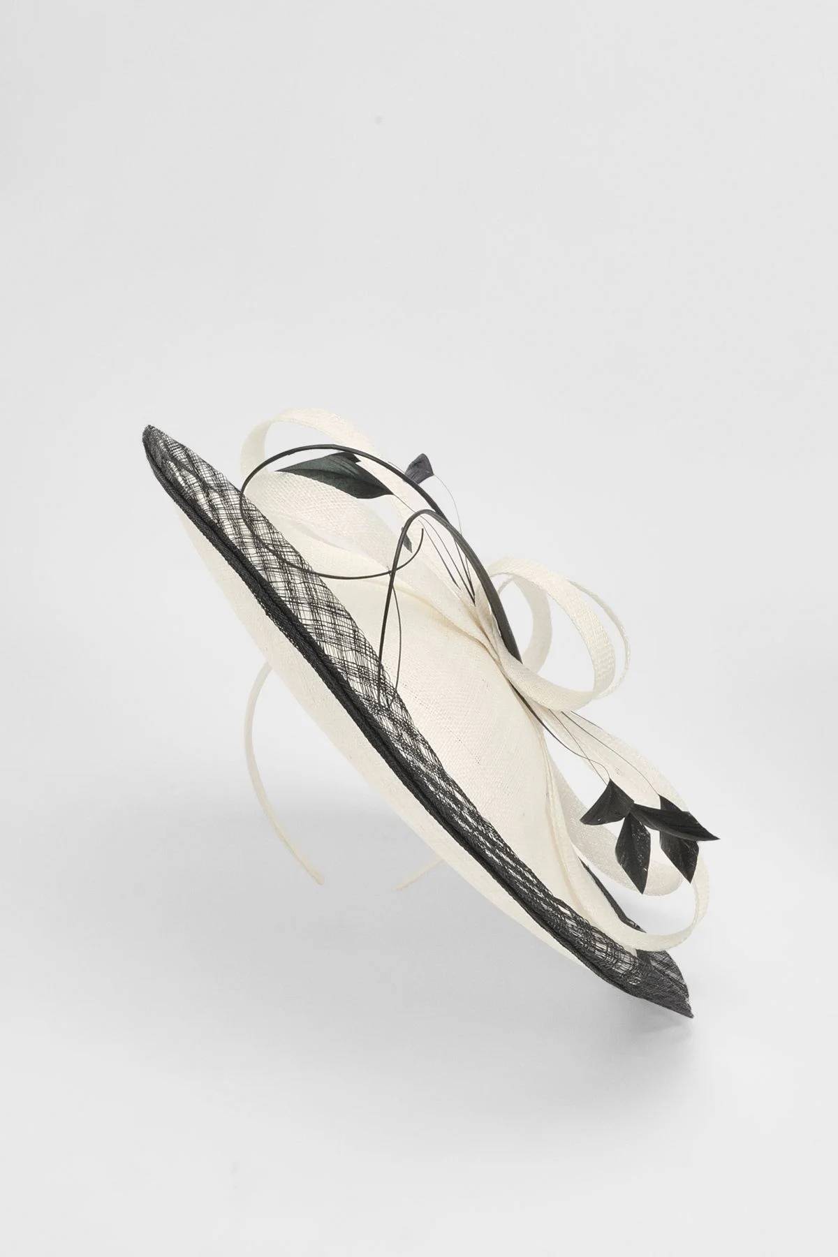 Layered Feather Detail Fascinator - 1