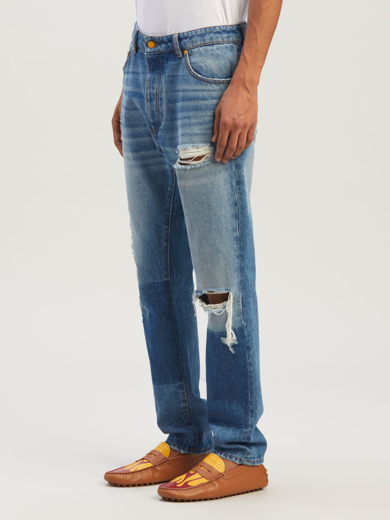 8 MONCLER PALM ANGELS DENIM PANTS 4