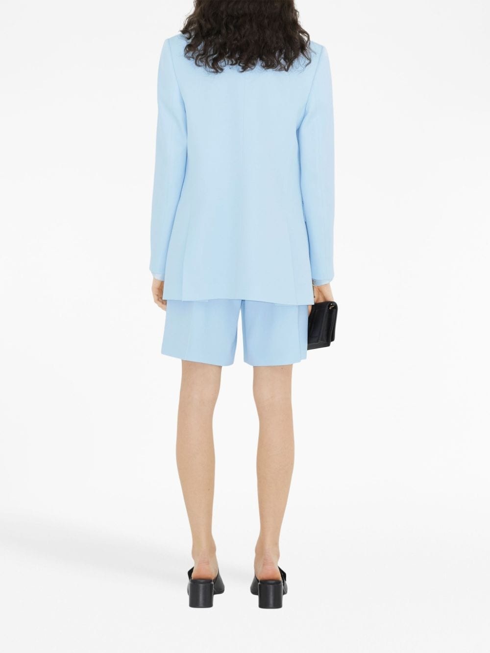 high-waisted tailored shorts - 4