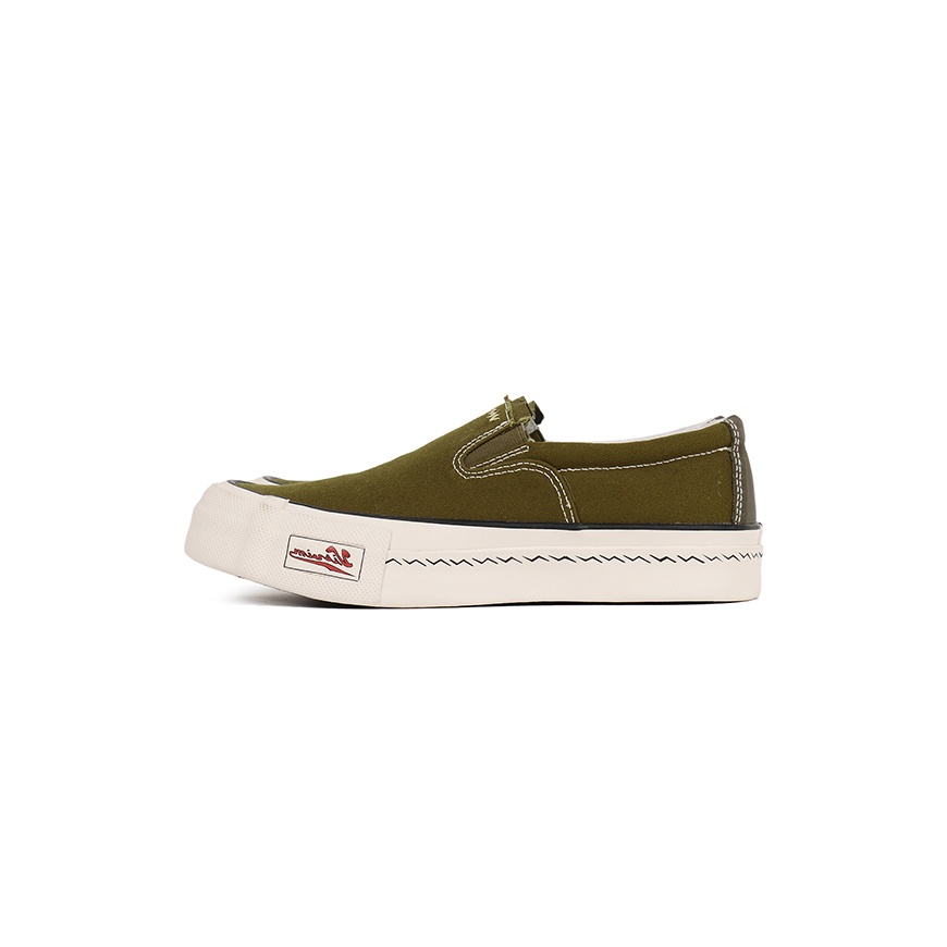 SKAGWAY SLIP-ON PATTEN W OLIVE - 1