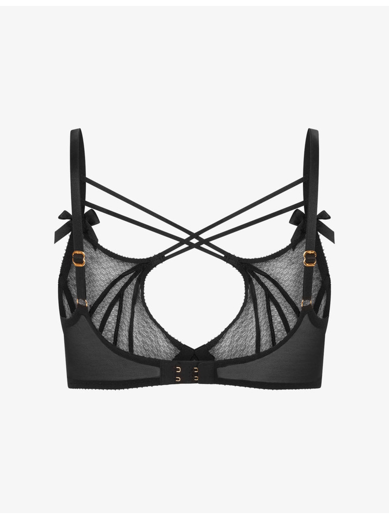 Nicki High-Neck Underwired Mesh Bra 3