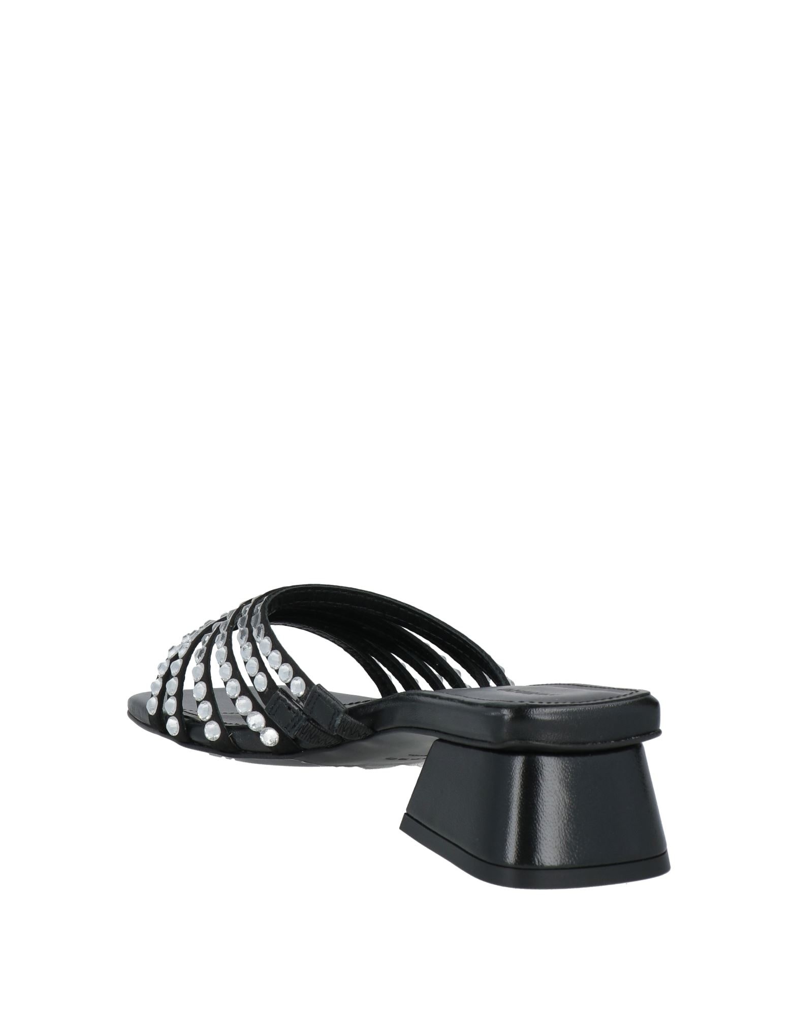 Black Women's Sandals - 3