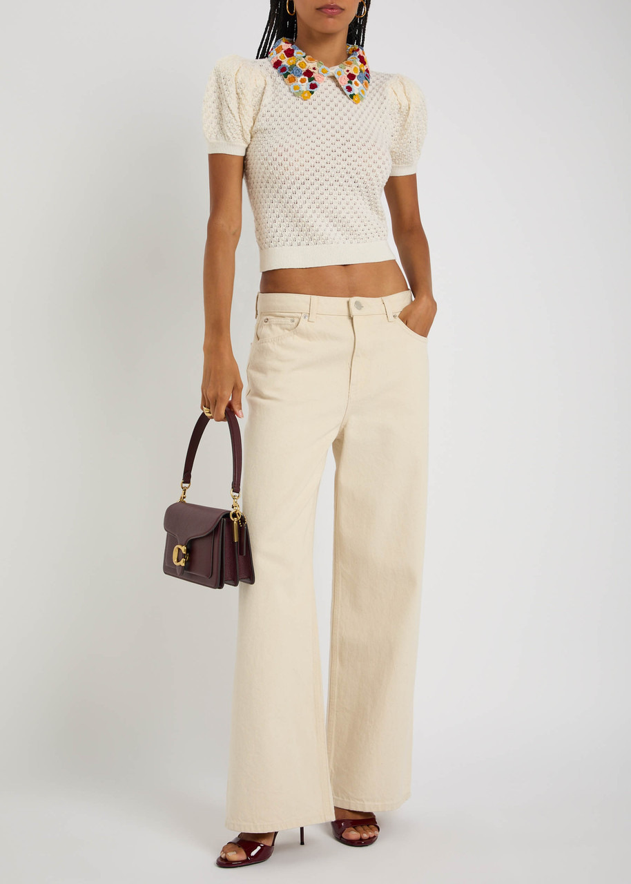 Alice + Olivia Chase Puff Sleeve Sweater - 4