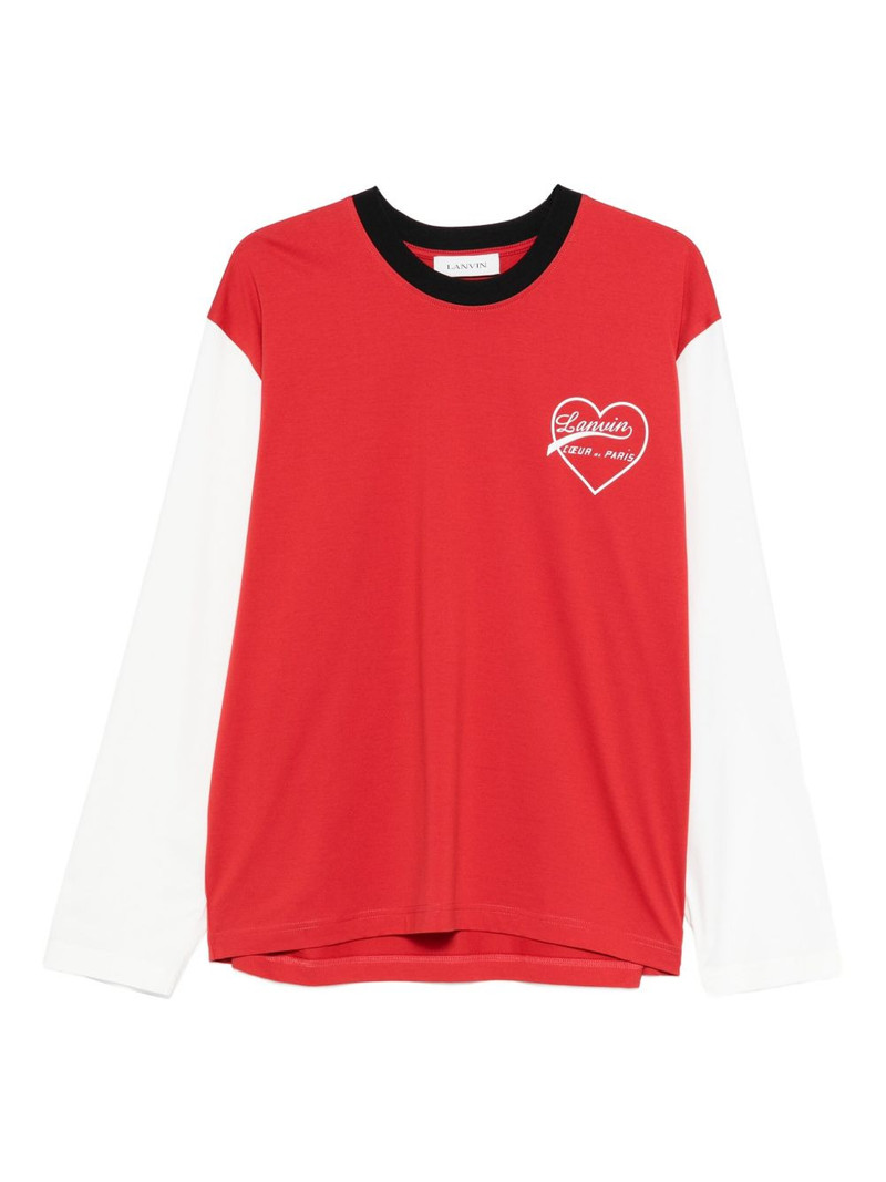 heart-logo long-sleeve T-shirt 1