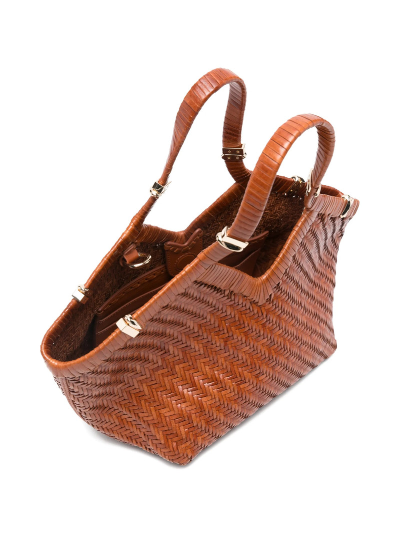 Benedetta Bruzziches Woven Leather Tote Bag 4