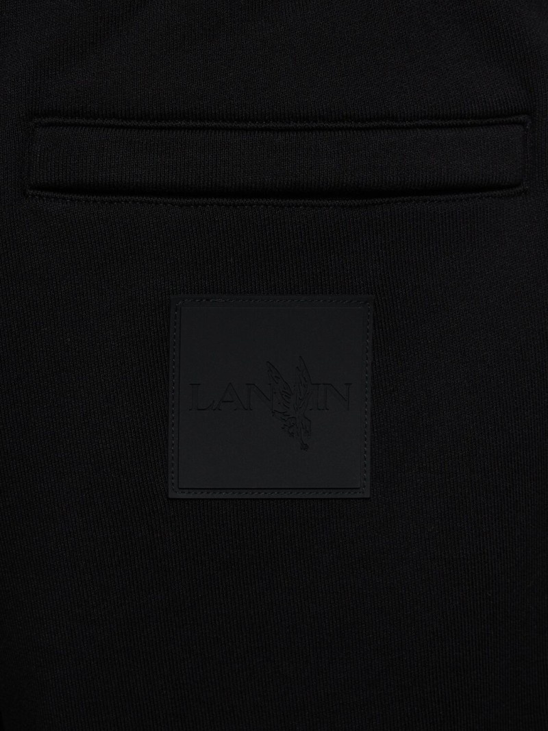 Logo embroidery sweatpants - 4