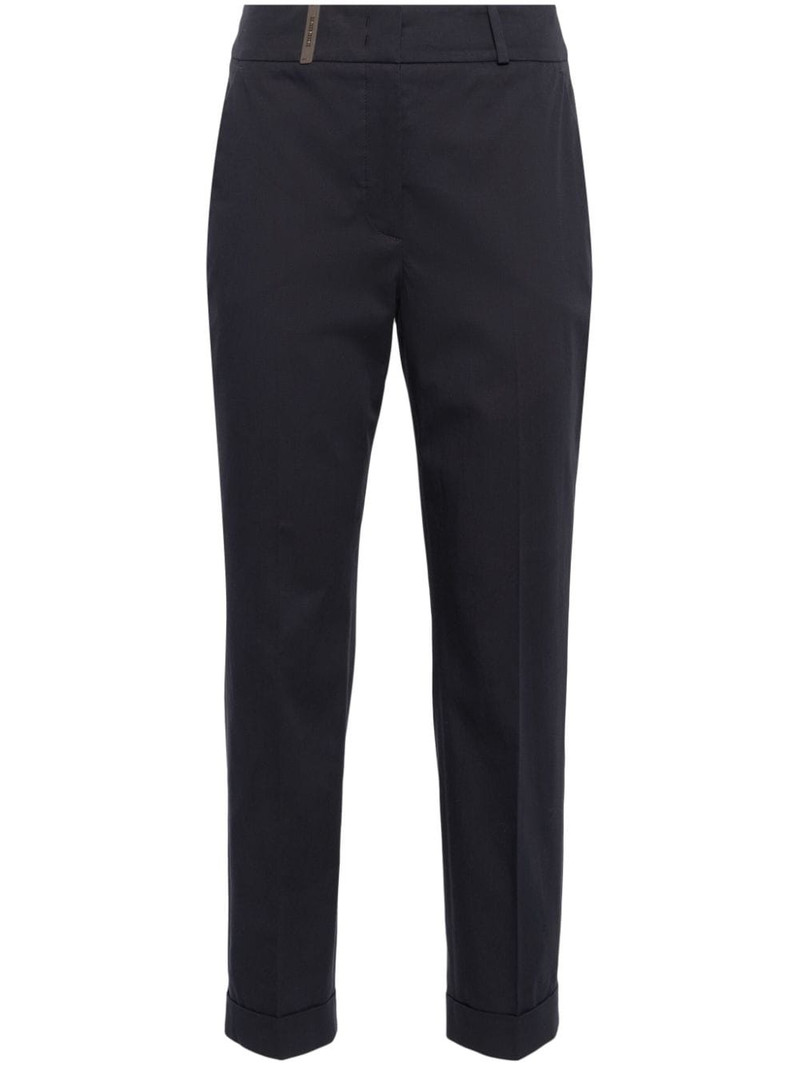 high-waist cropped trousers 1