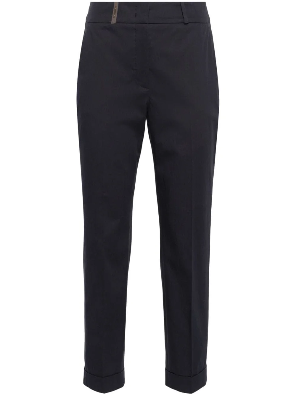 high-waist cropped trousers - 1