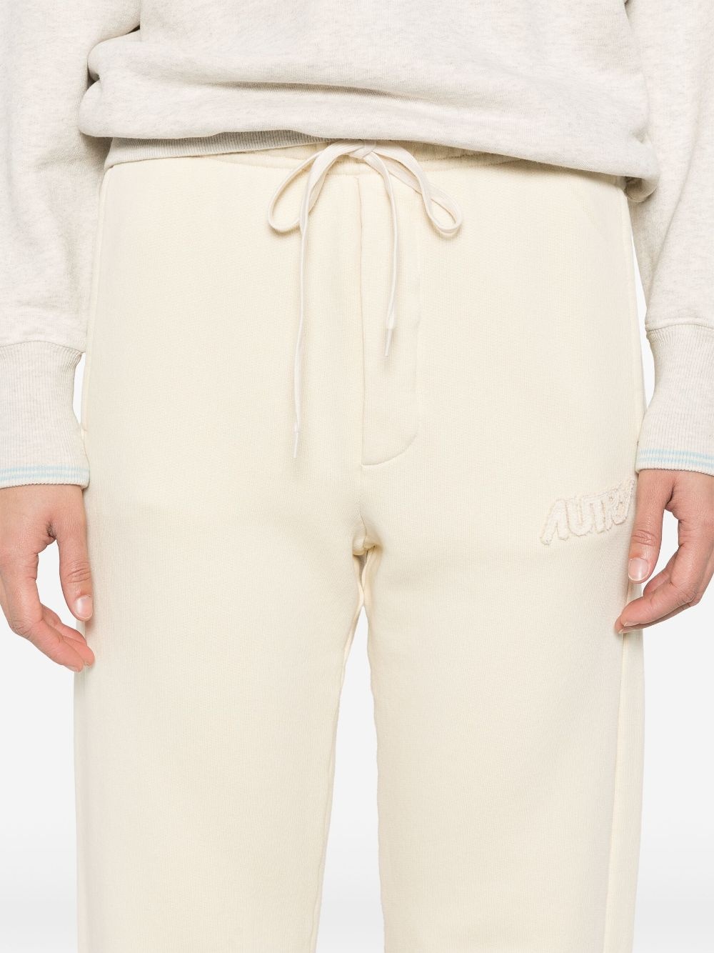jersey-texture track pants - 5