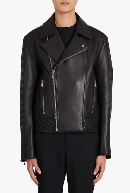 Balmain Men's Reversible Monogram Bomber Jacket - Black - Casual Jackets