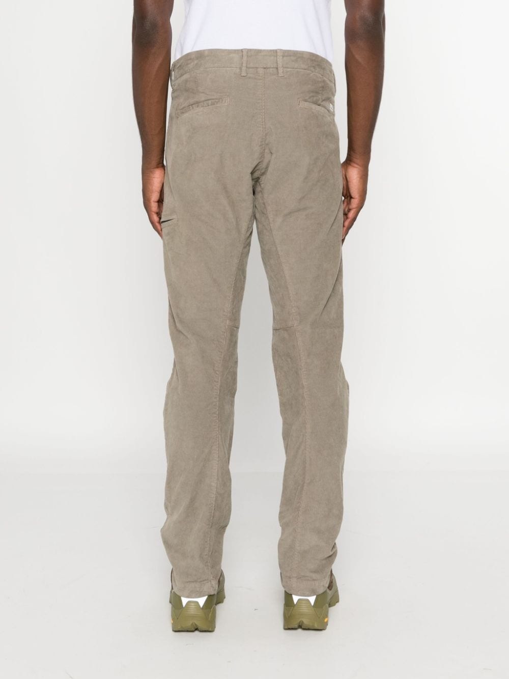 tapered-leg corduroy trousers - 4