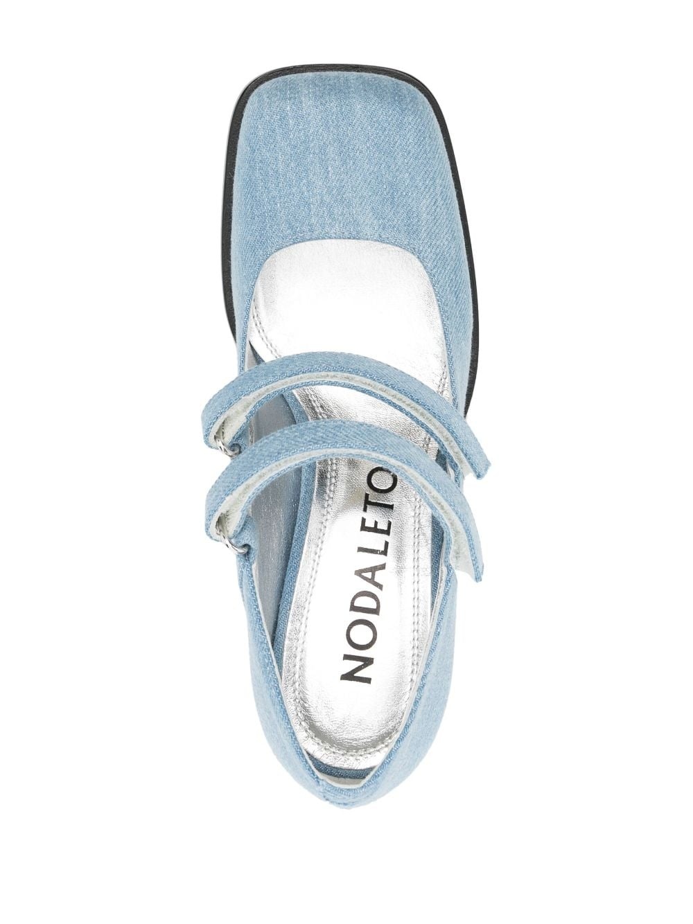 Bulla denim 50mm pumps - 4