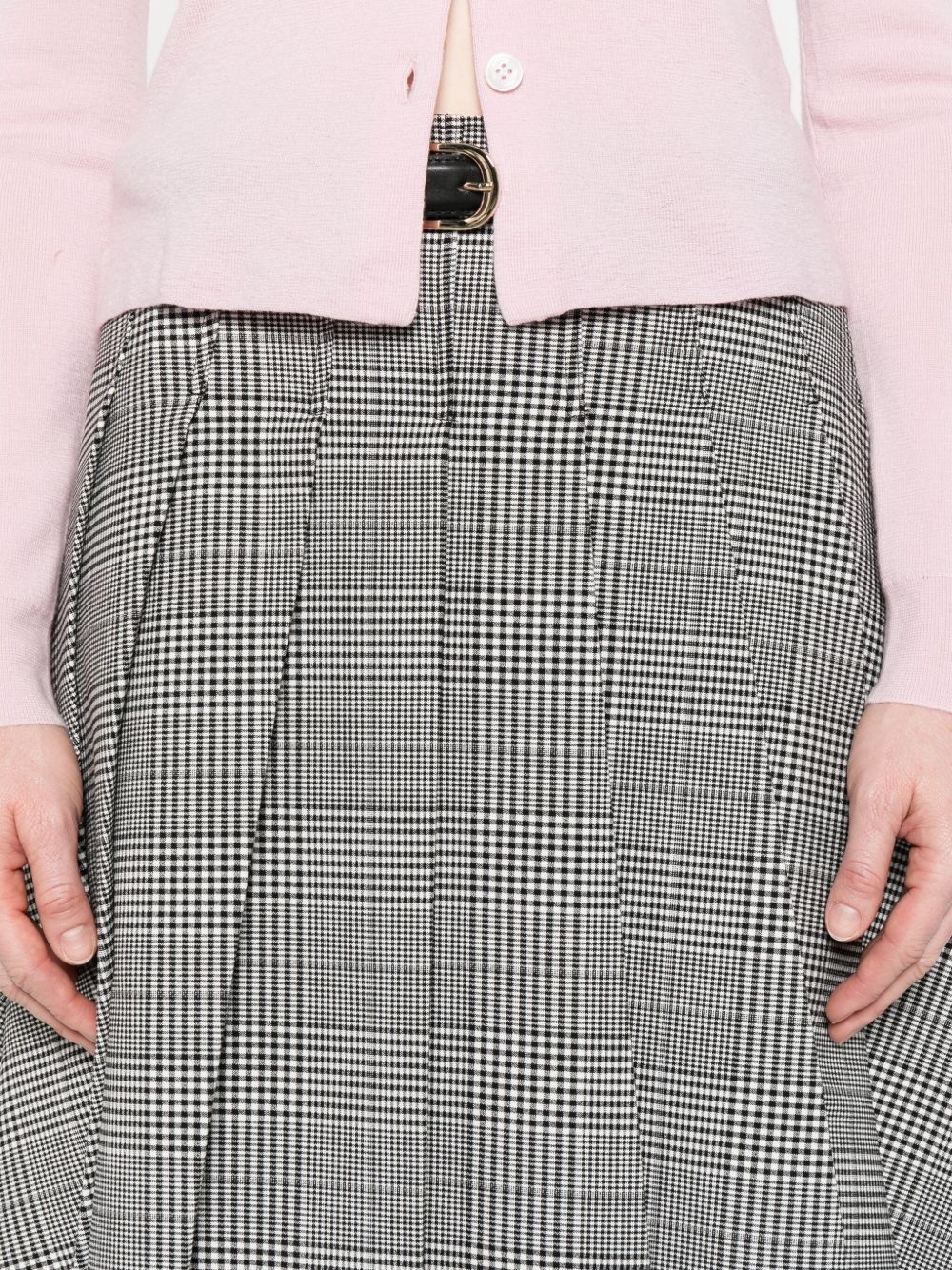 Prince of Wales-check skirt - 5