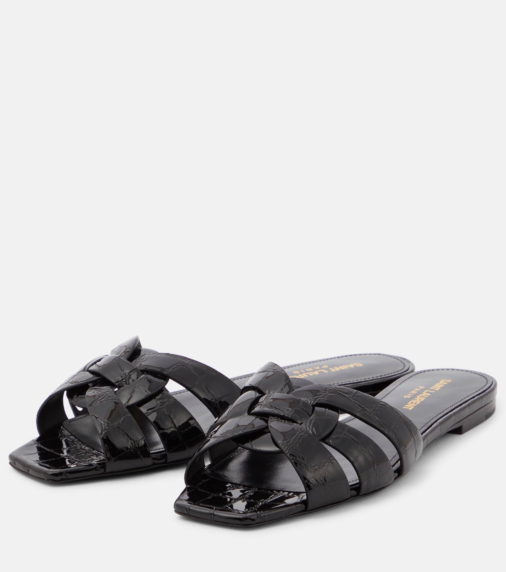 Tribute Nu Pieds 05 leather slides - 5