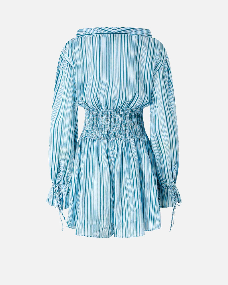 PINKO STRIPED COTTON PLAYSUIT outlook
