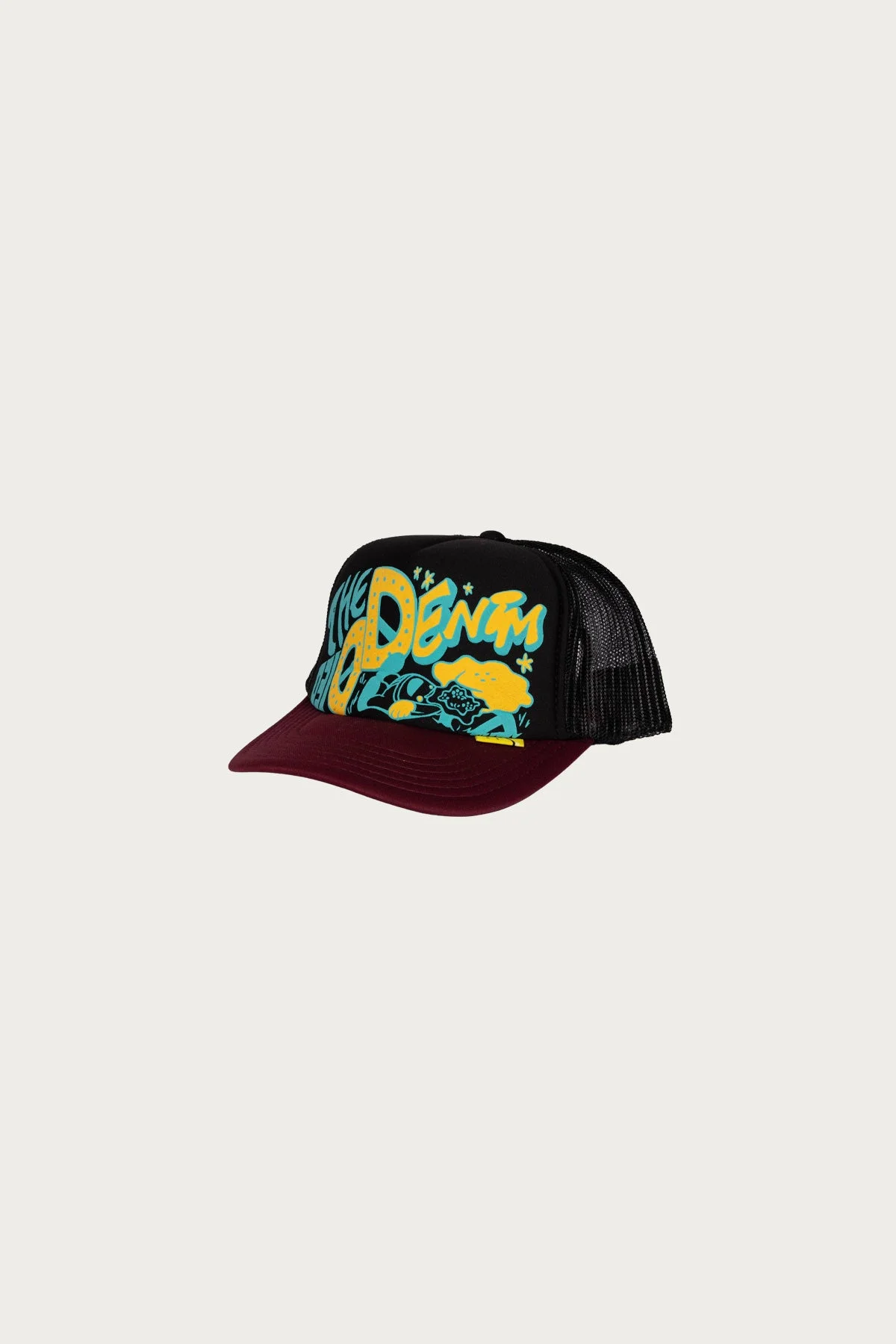 TH.D.D.Track Cap - Black/Burgundy - 1