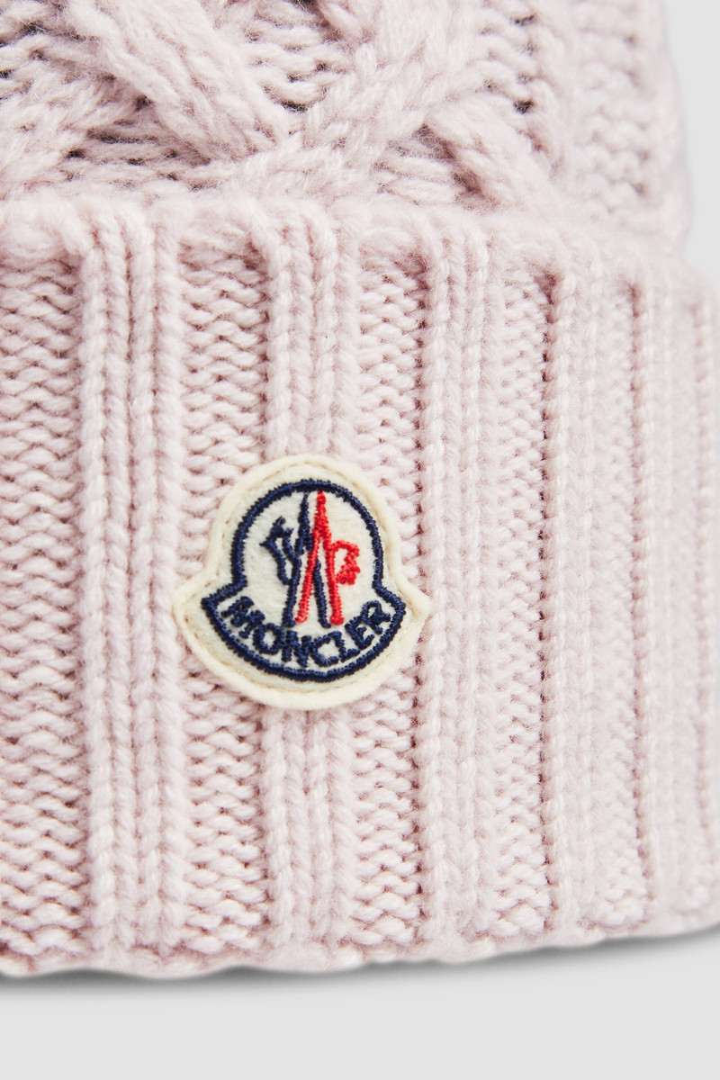 Wool & Cashmere Beanie with Pom Pom 3