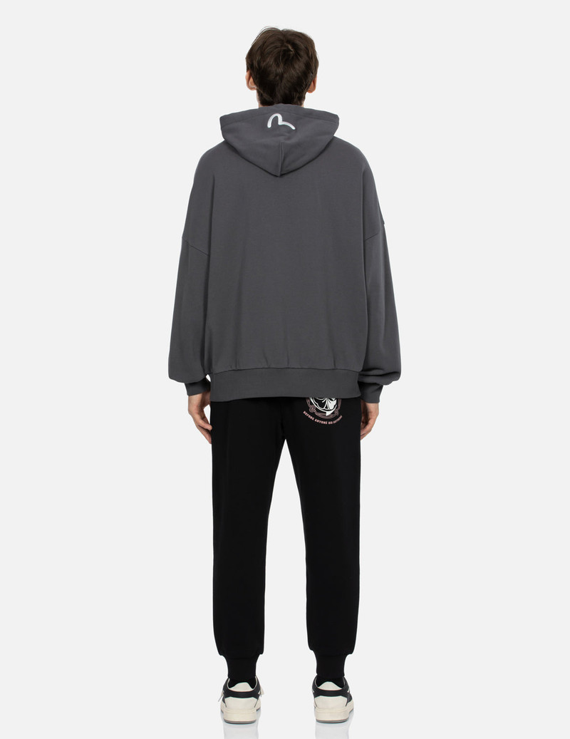 KAMON PRINT LOOSE FIT HOODIE 6