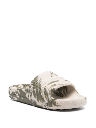 adidas Adilette camouflage-print slides outlook