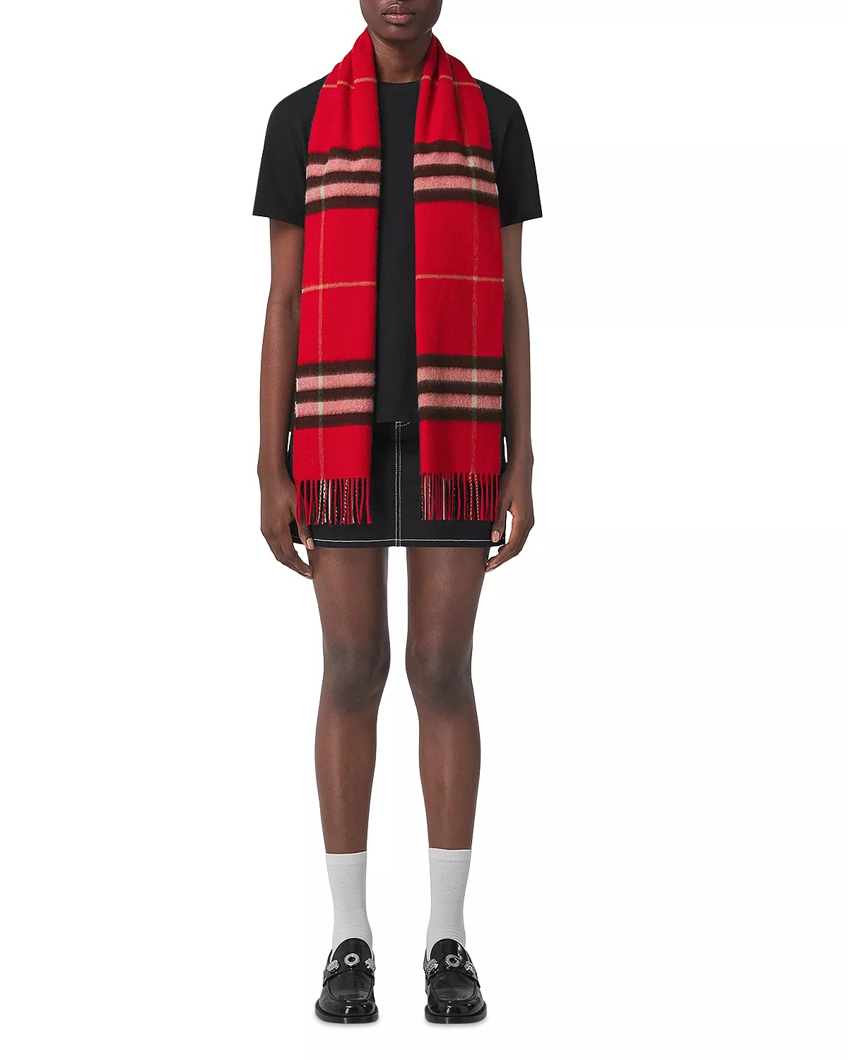 Classic Check Cashmere Scarf - 3