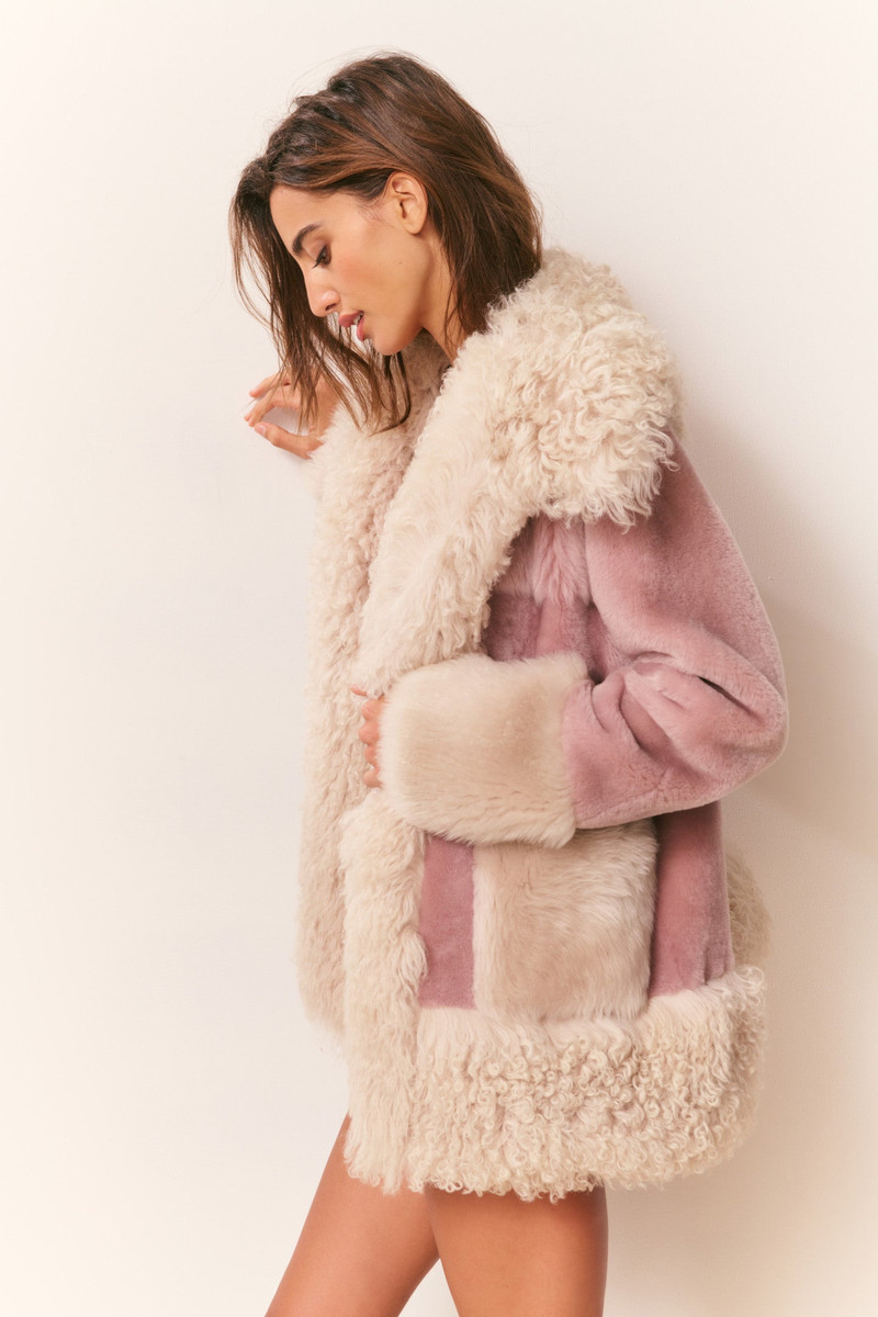 Tuskara Oversized Shearling Jacket 4