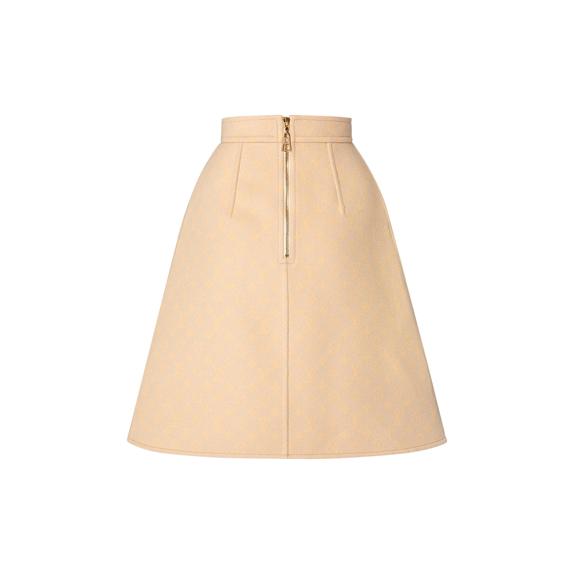 Preppy Double Face A-line Skirt - 3