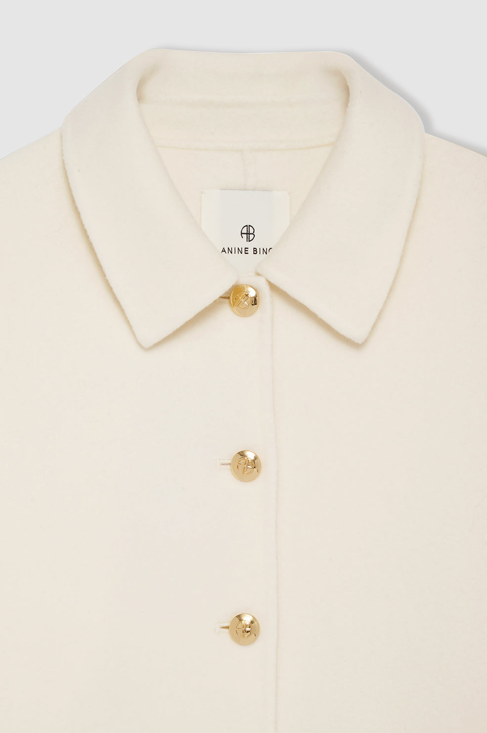 Luca Jacket - Ivory Cashmere Blend - 4