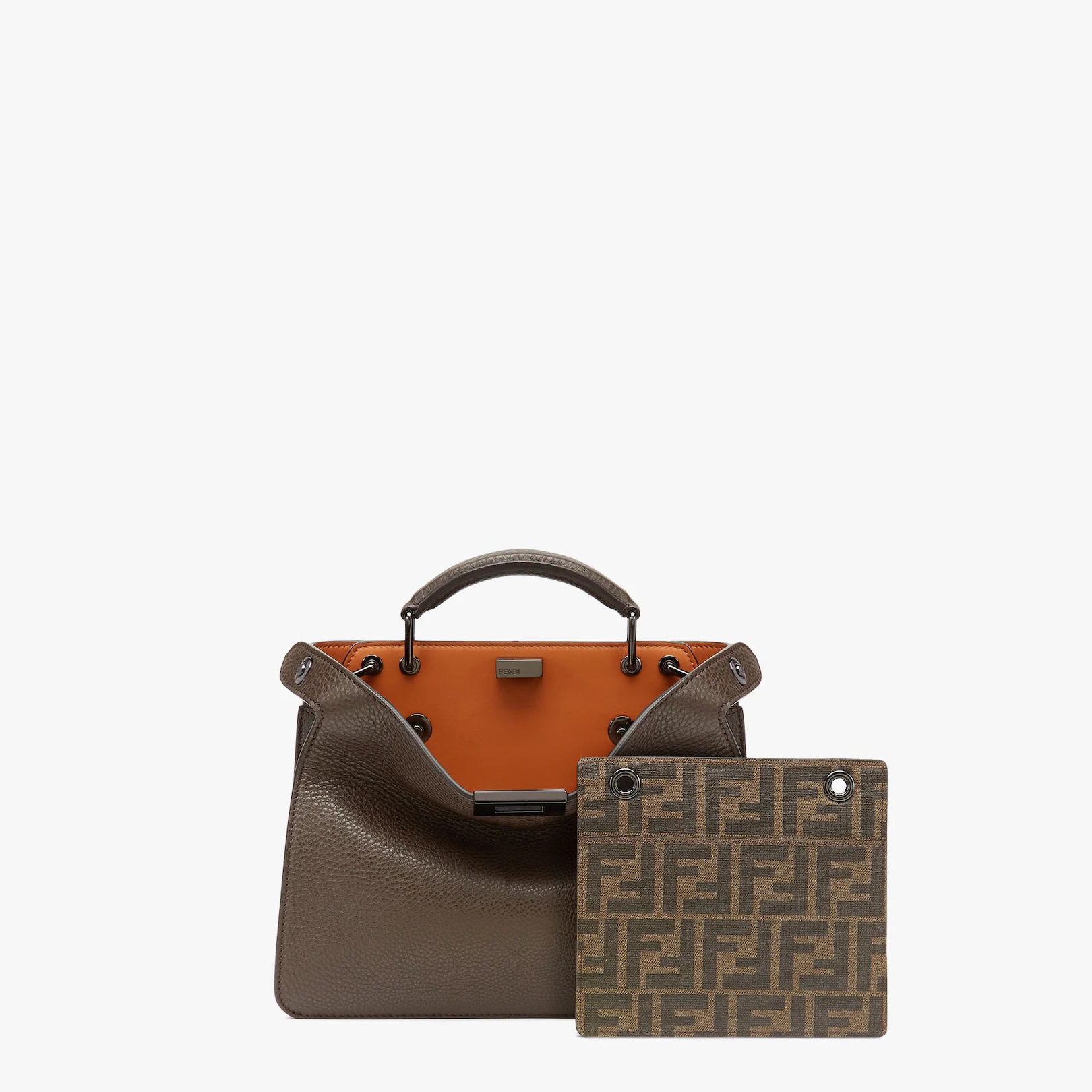 Brown leather bag - 2