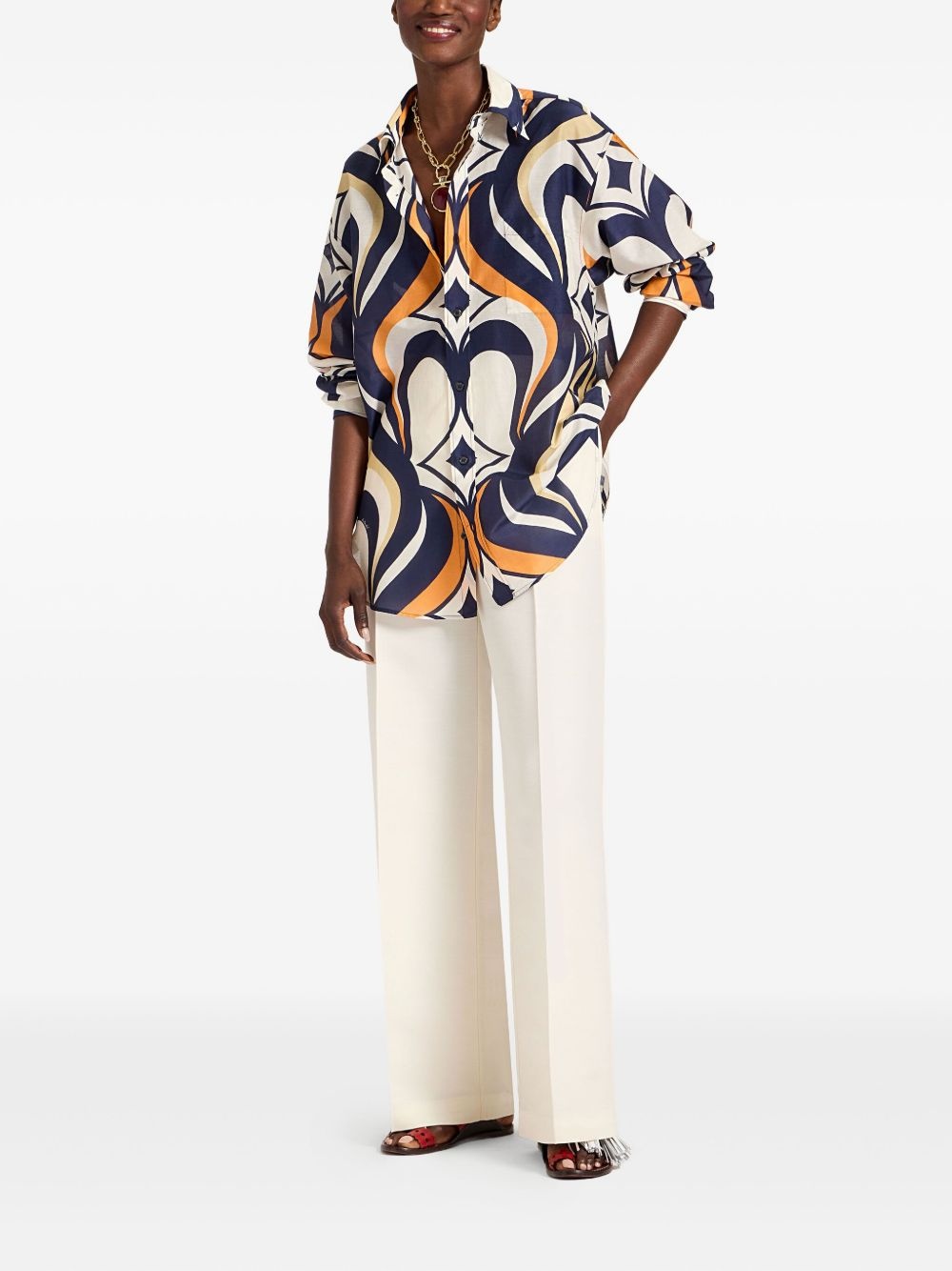 Better Than Your Boyfriend's abstract-print shirt - 2