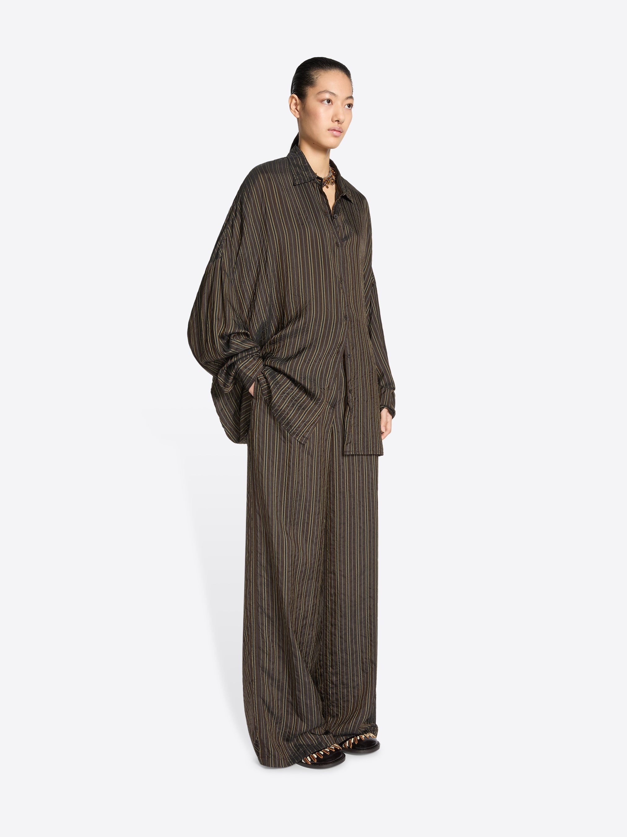 CUPRO COCOON SHIRT - 3