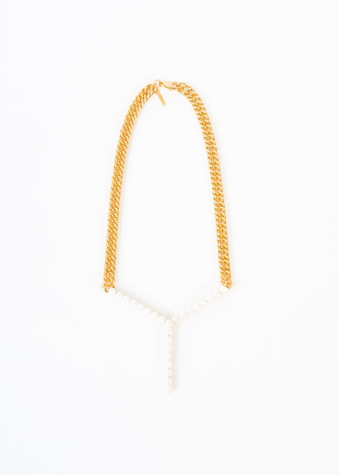 GOLD / PEARL MAXI Y NECKLACE - 5