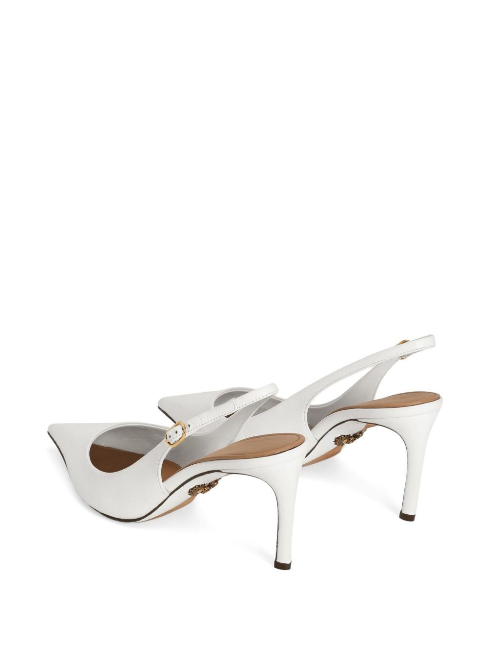leather slingback pumps - 3