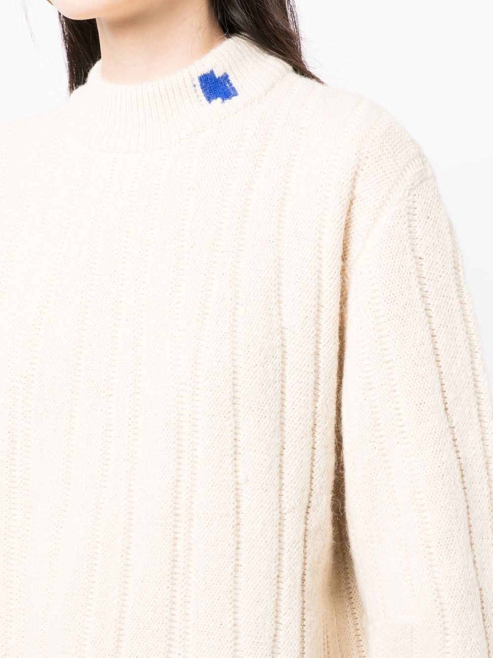 long-sleeve knit jumper - 4