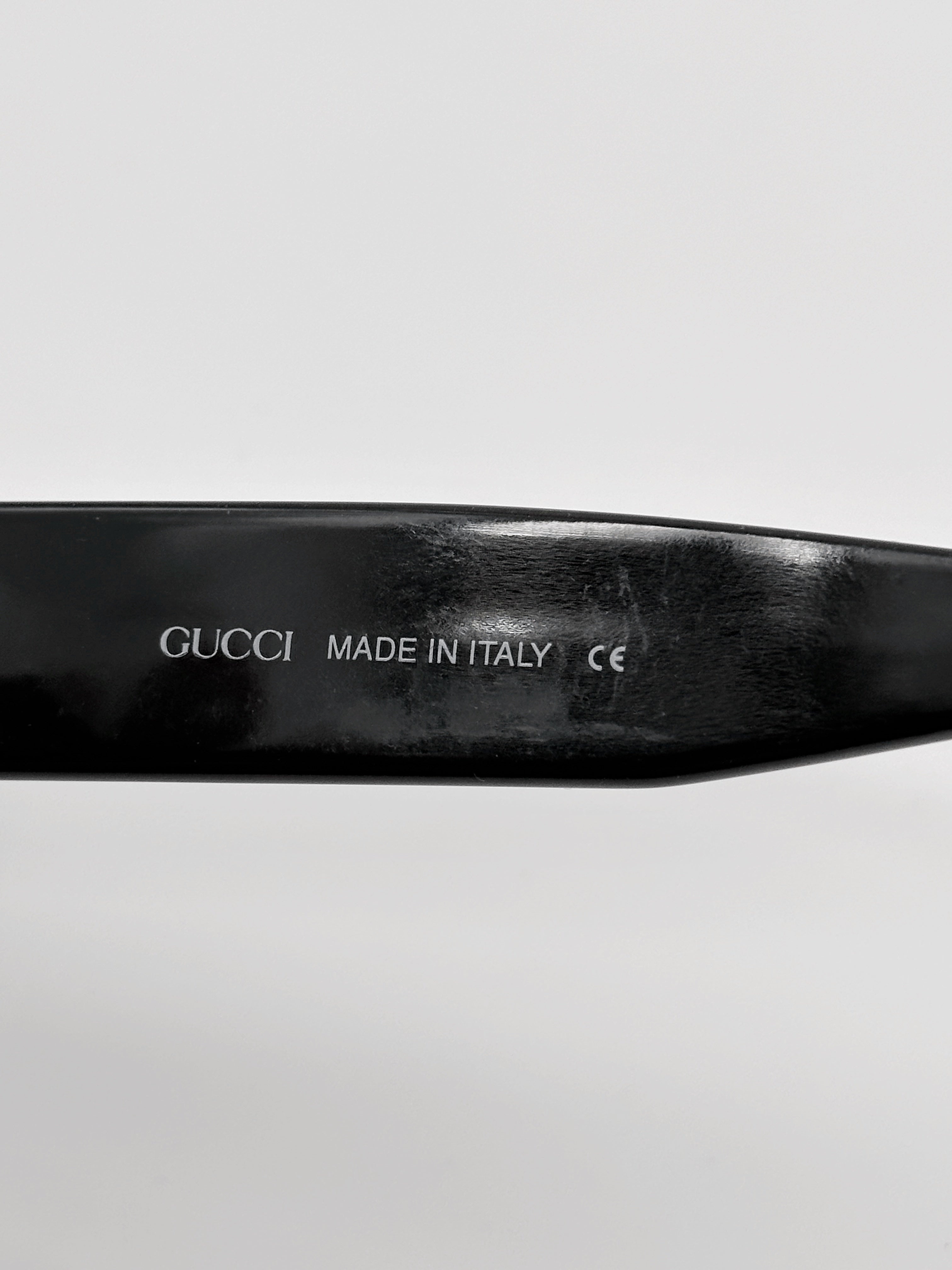 Gucci Fall 1995 Tom Ford Black Oversized Oval Sunglasses - 8