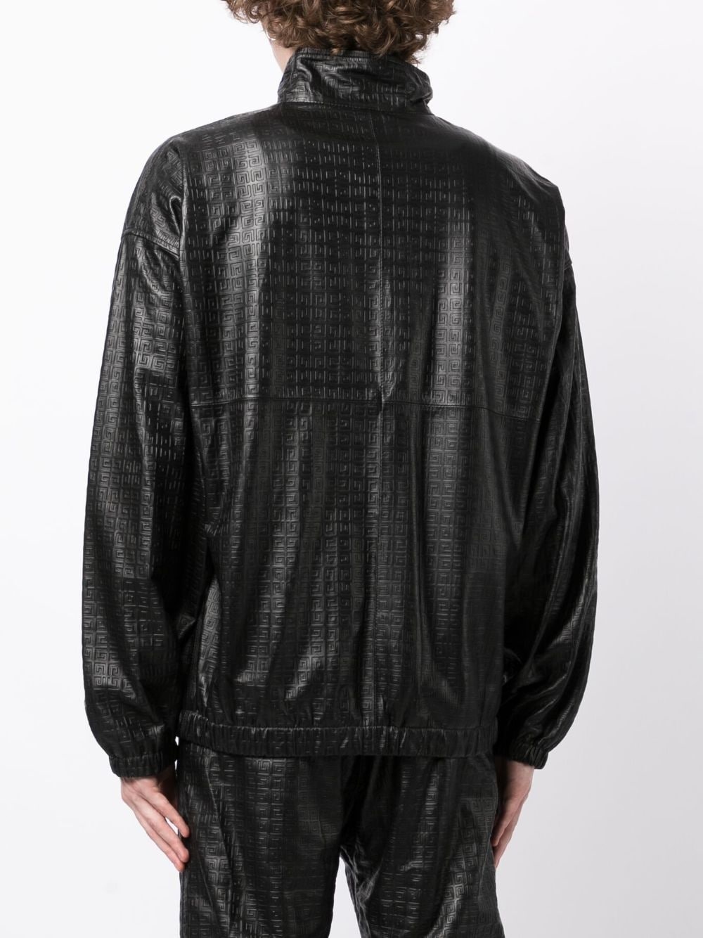 embossed-4G leather jacket - 4