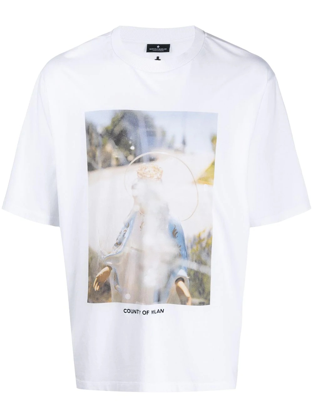 Holy photograph print T-shirt - 1