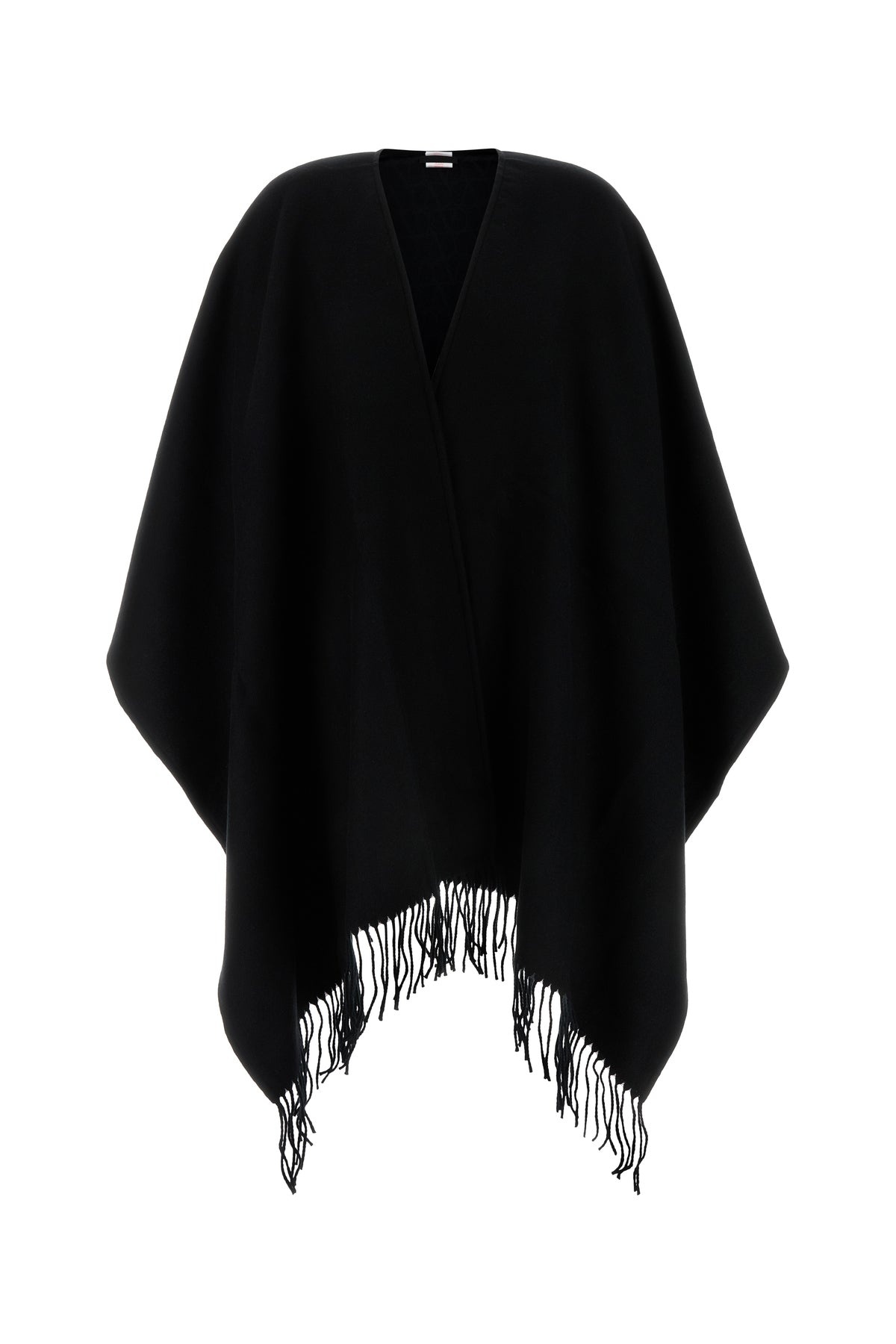ポンチョ・ケープ VALENTINO BLACK CASHMERE CAPE Valentino Black cashmere cape | gebnegozionline | REVERSIBLE