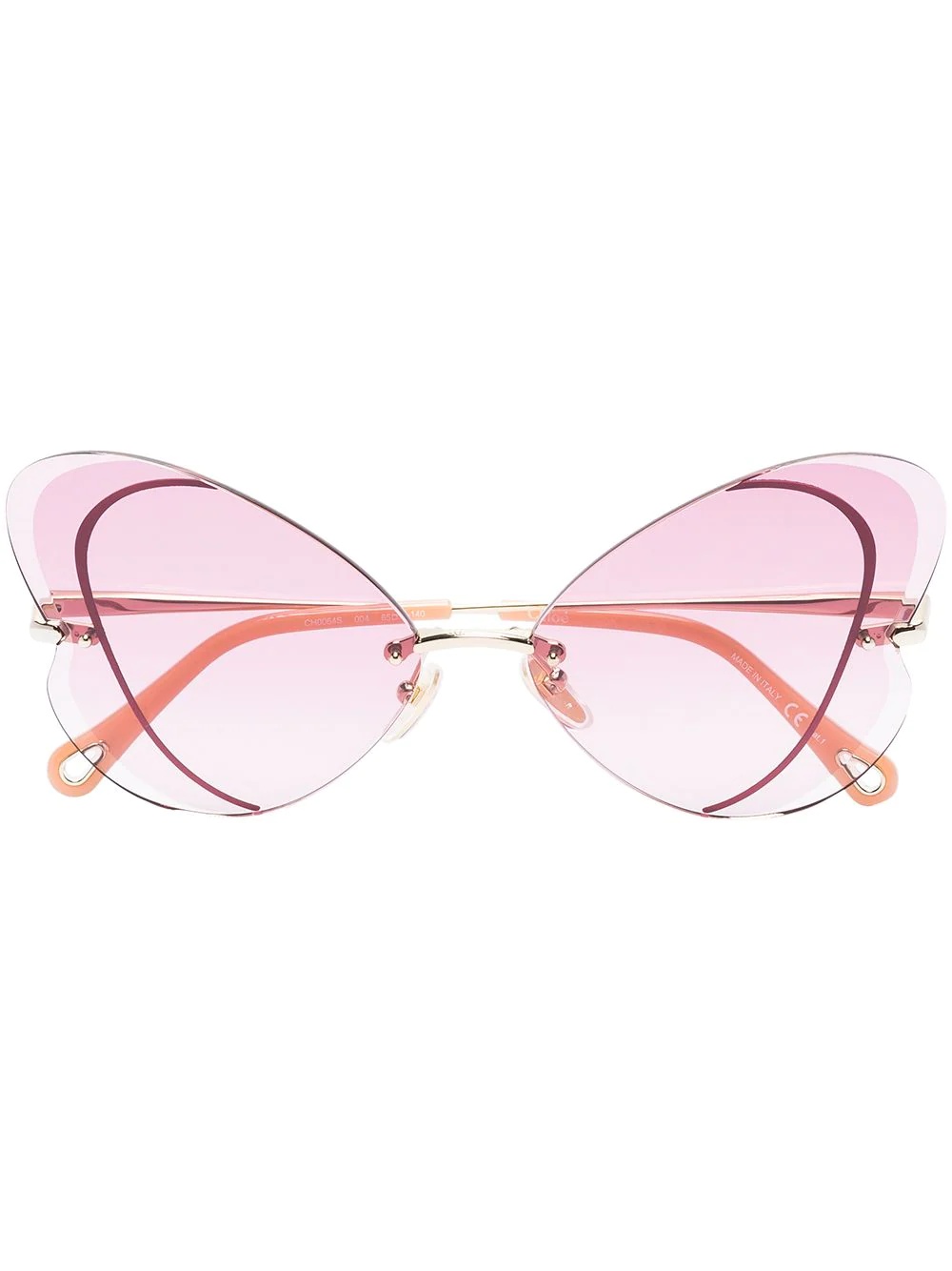 Tayla butterfly-frame sunglasses - 1