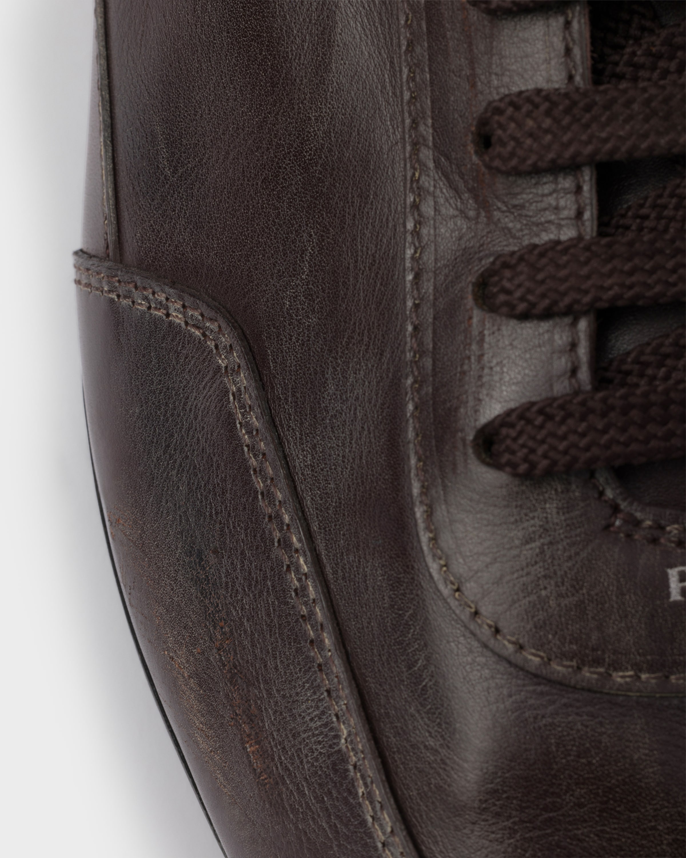 Collapse leather sneakers - 5